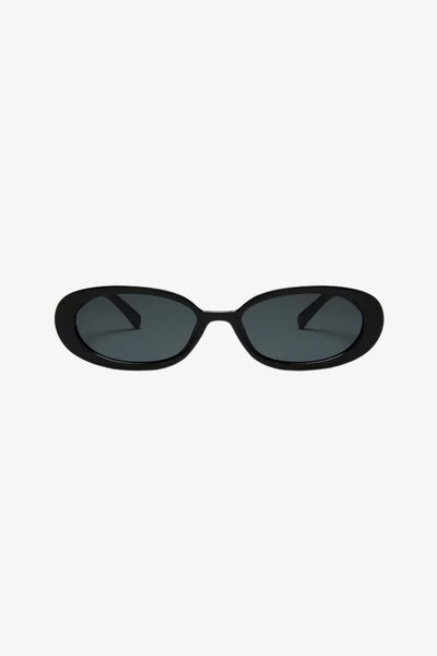 DEB Oval Sunglasses in Black - 100% UV Protection