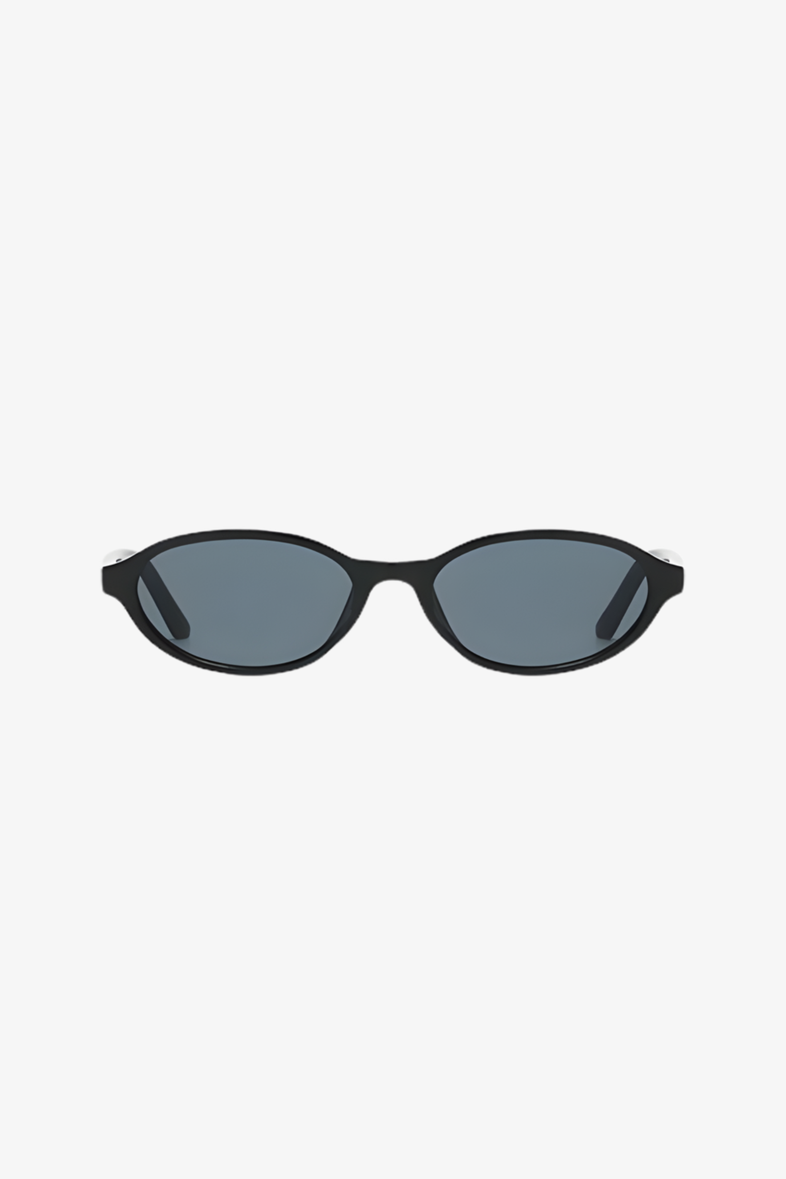 Black sunglasses on a white background